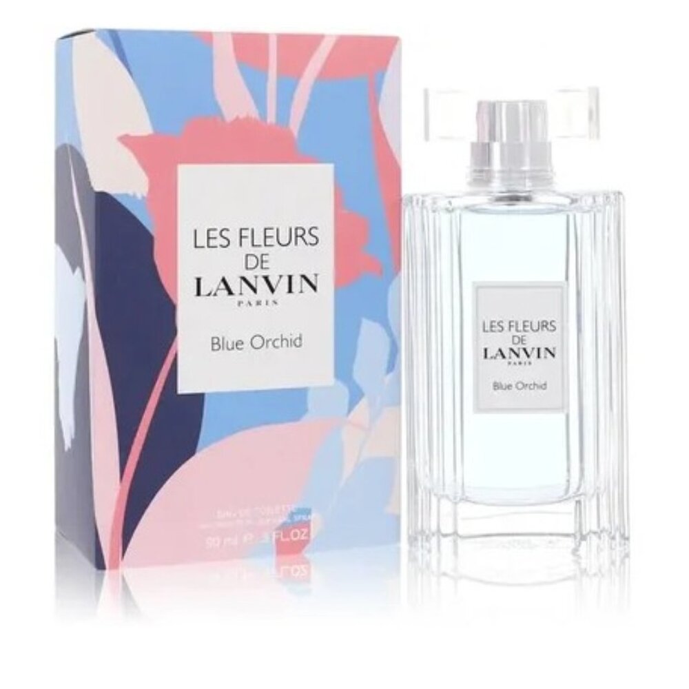 Les Fleurs De Lanvin Blue Orchid W 3 OZ  Eau De Toilette Spray By Lanvin